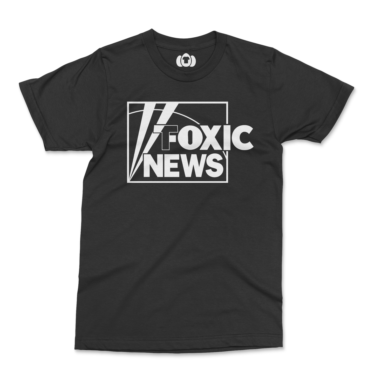 Protest T-Shirt: Toxic News design promoting truth and critical thinking.