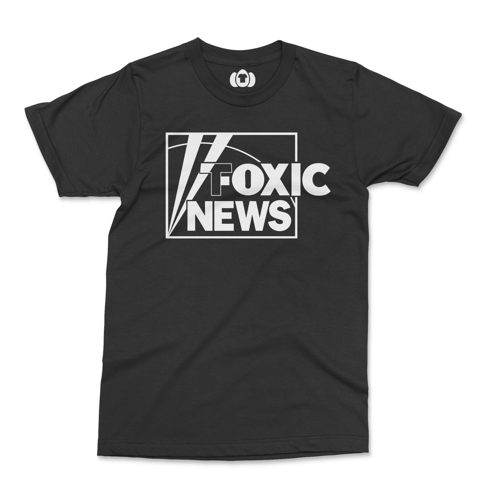 Protest T-Shirt: Toxic News design promoting truth and critical thinking.
